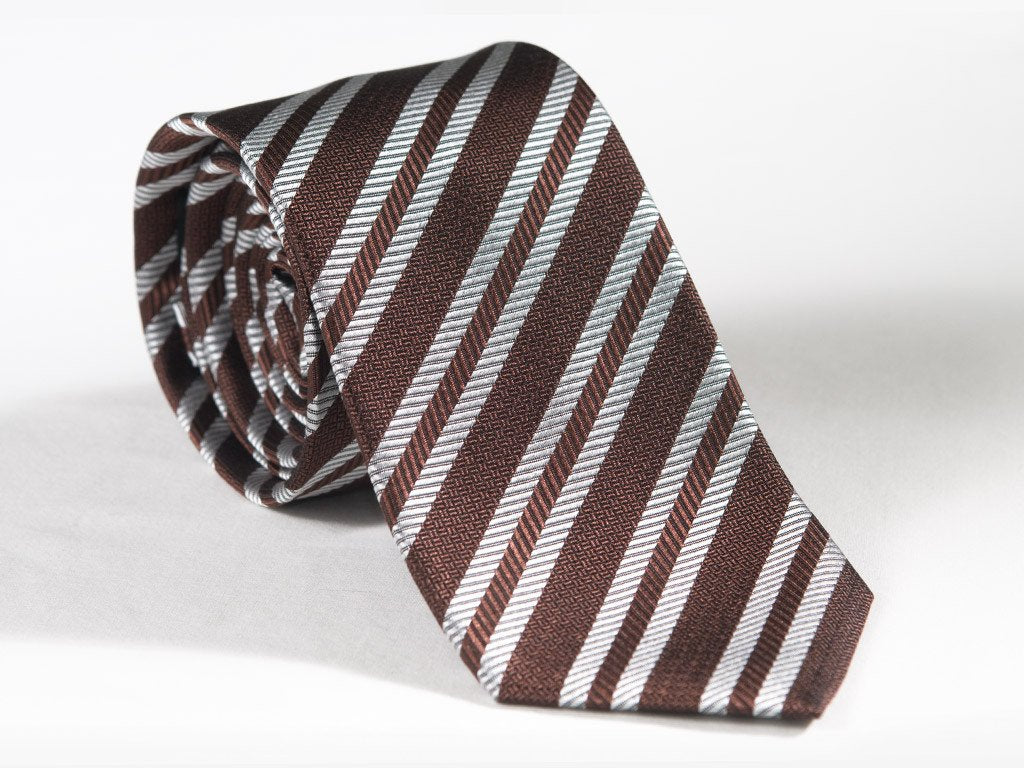 Jack Franklin WHITE STRIPES Necktie - Shop MODERN Menswear
