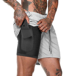 Quick Dry Athletic Shorts With Mobile Pocket - Shop MODERN Menswear