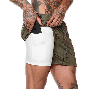 Quick Dry Athletic Shorts With Mobile Pocket - Shop MODERN Menswear