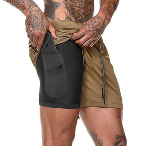 Quick Dry Athletic Shorts With Mobile Pocket - Shop MODERN Menswear