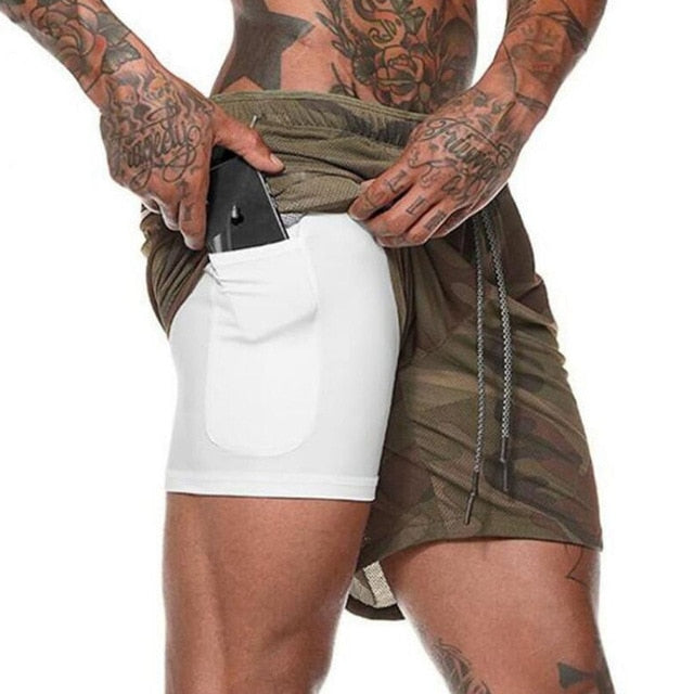 Quick Dry Athletic Shorts With Mobile Pocket - Shop MODERN Menswear