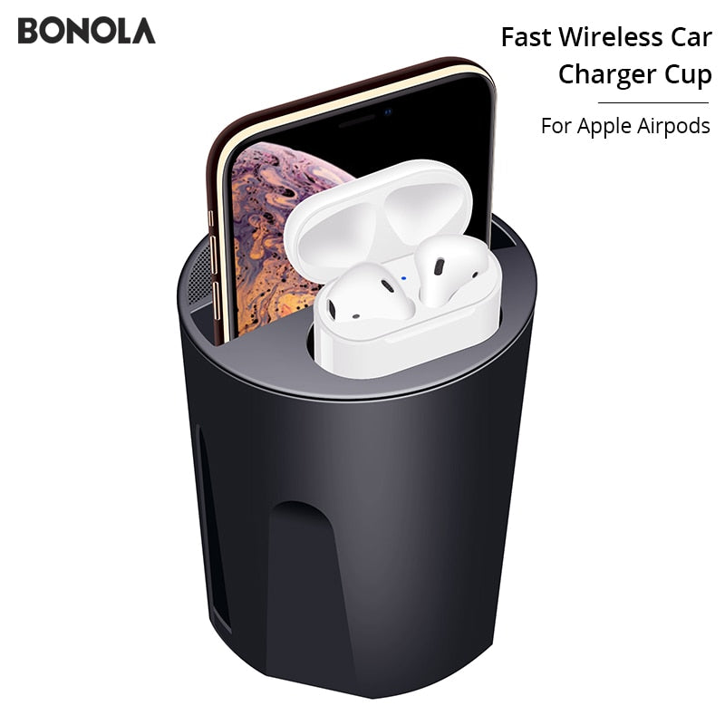 Apple iPhone, Airpods Car Cup Holder Charger - Shop MODERN Menswear