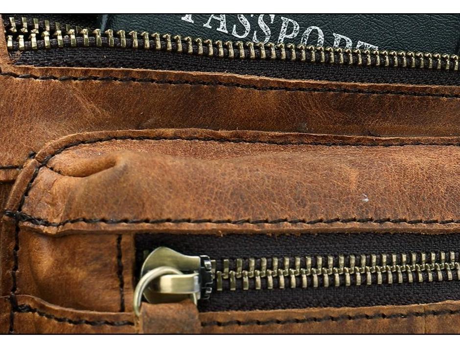 Vintage Leather Messenger Bag - Shop MODERN Menswear