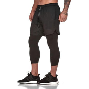 2 in 1 Shorts With Base Layer, Affordable Athletic Wear