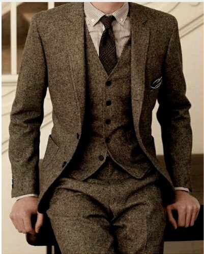Tweed 3 Piece Suit - Shop MODERN Menswear