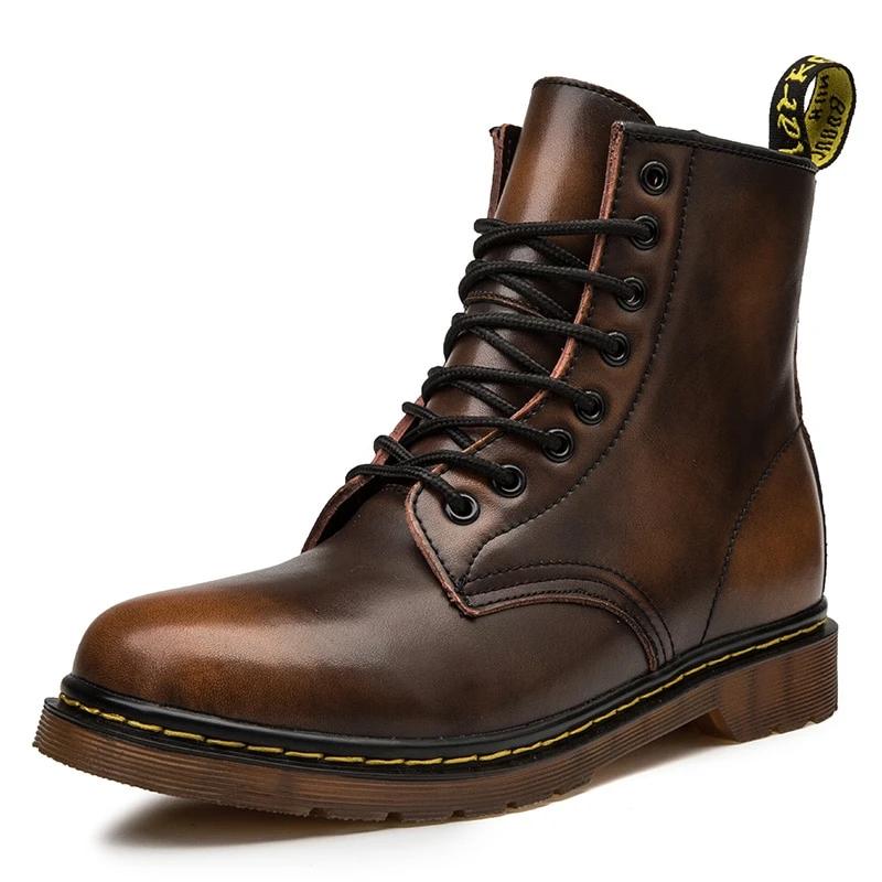Genuine Leather Classic Mid-Calf Boots - Shop MODERN Menswear