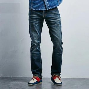 Men's Light Washed Whiskered Jeans - Shop MODERN Menswear