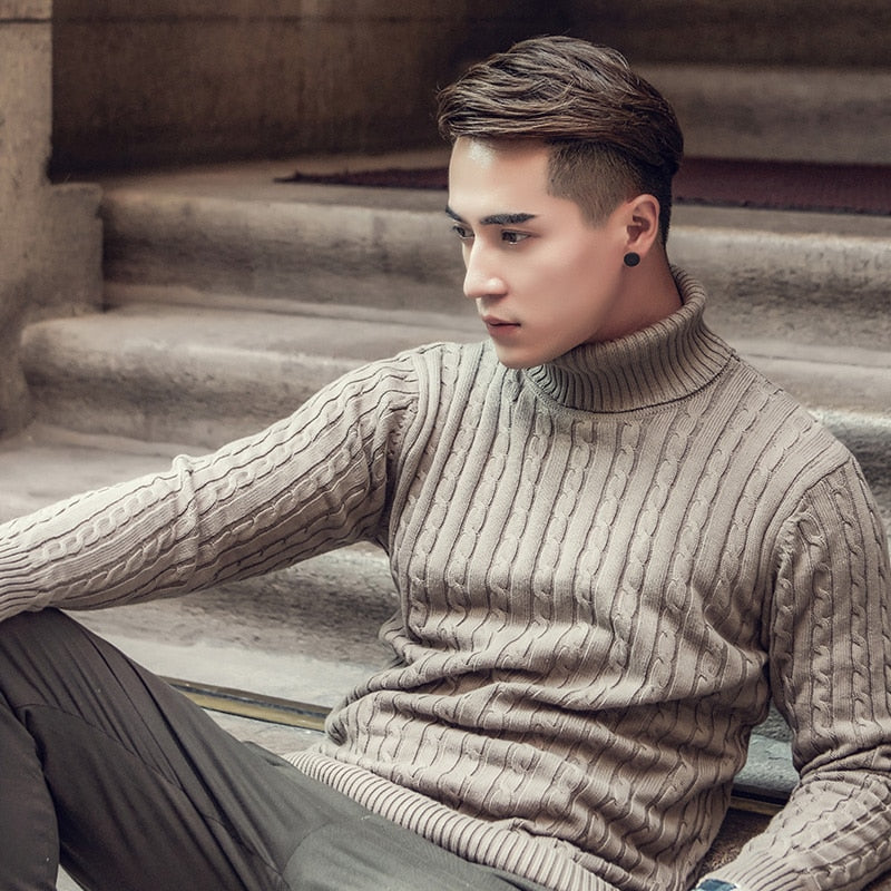 Thick Turtleneck Sweater - Shop MODERN Menswear