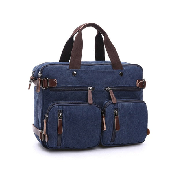 Canvas Breifcase Backpack - Shop MODERN Menswear