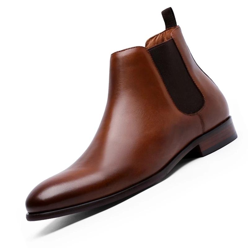 Handmade Genuine Leather Chelsea Boot - Shop MODERN Menswear