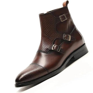 Handmade Full Grain Buckle Chelsea Boots - Shop MODERN Menswear